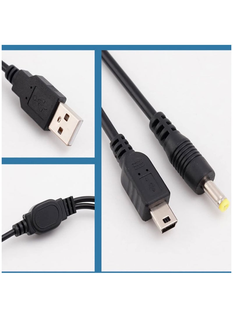 1PCS 2 in 1 USB Charger Cable for PSP 1000 2000 3000 Charging and Data Transfer Power Cord Compatible with Sony PSP 2000 12m Cable  - Image 4