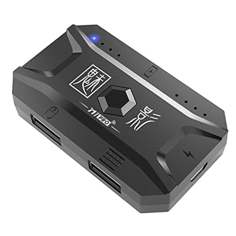 M1 Pro Keyboard and Mouse Converter Portable Mobile Gaming Keyboard and Mouse Adapter BT5.0 Connection Support Android iOS System - Image 1