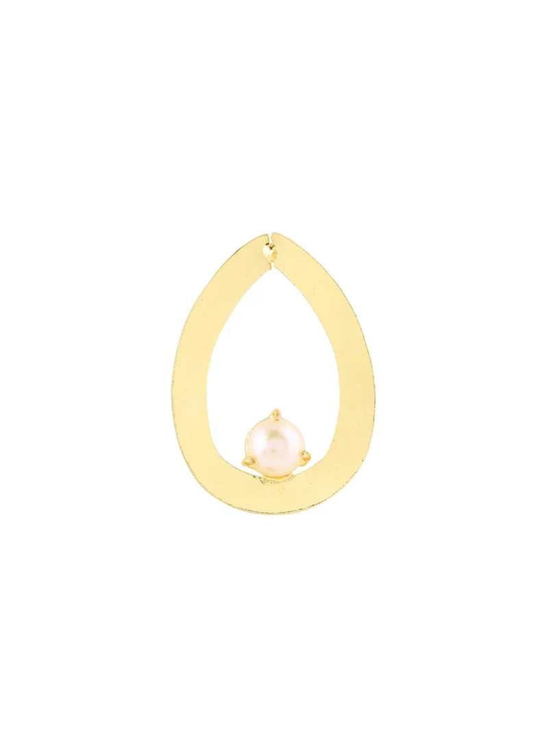 Priyaasi Artificial Beads Beaded Contemporary Hoop Earrings