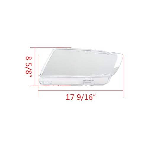 Anzios Left Right PC Transparent Lens Headlight Covers Compatible for 2011-2013 Jeep Grand Cherokee 55079379AF 55079378AF Head Lamp - Image 2