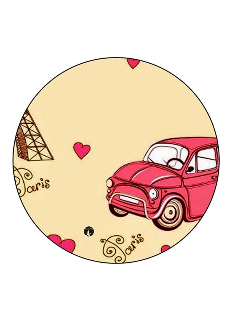 وسادة ماوس مطبوعة بشكل سيارة متعددة الألوان