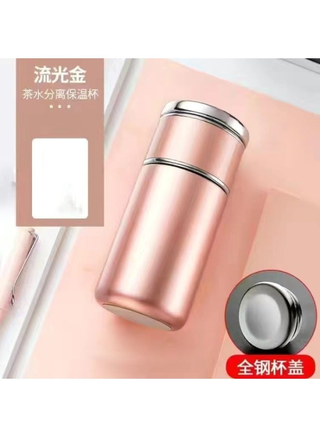 316 Steel Lid Tea Separation Cup Vacuum Cup Tea Cup 304 Stainless Steel Men's And Women's Tea Cup Portable