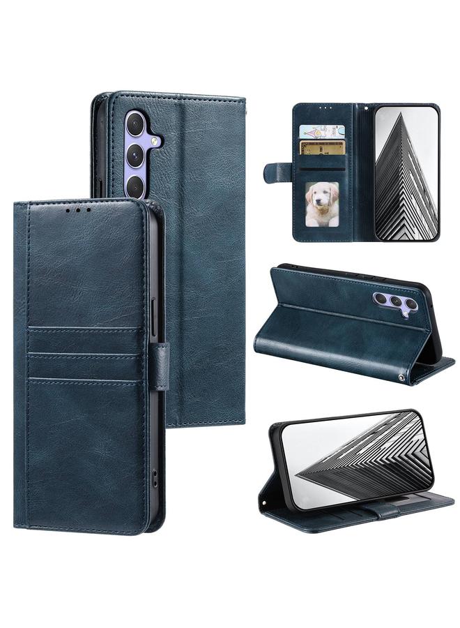 S-TOP Case For Samsung Galaxy S24 5G Simple 6-Card Wallet Leather Phone Case - Image 1