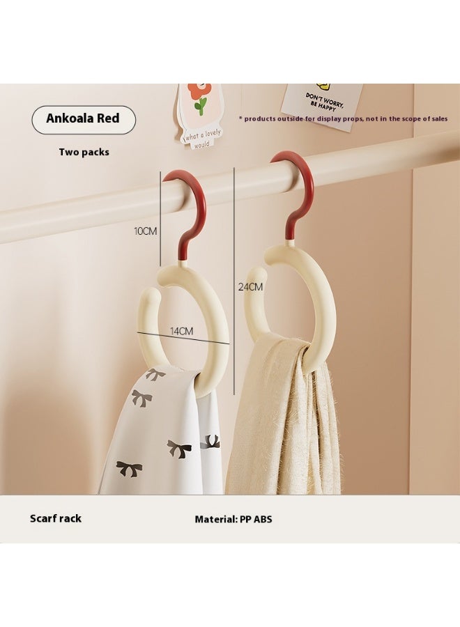 Multifunctional clothing rack - holders for belts and straps - ideal for storing belts, ties, scarves, baseball caps, wallets, etc. - package contains 3 pieces - Image 5