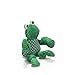 HuggleHounds Knottie Plush Dog Toy Dog Stuffed Animal Toy Puppy Toys Squeaky Dog Toy for Small Medium Large Dogs Durable Plush to Keep Them Busy Fergie Frog Small - Image 3