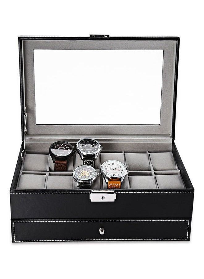 Cool Baby - 12-Grid Double Layer Watch Storage Box - Image 1