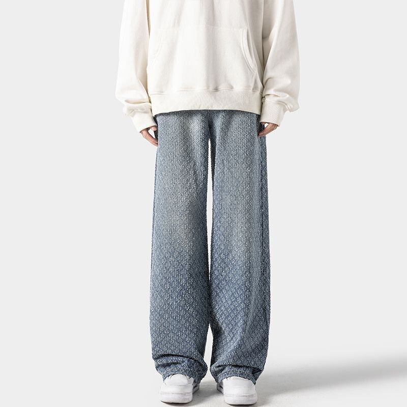 Unisex Classic Denim Jeans Loose Fit Daily Outdoor Wear - Image 2