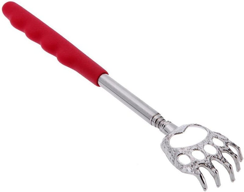 كلاراكو جهاز تدليك تلسكوبي من PULABO على شكل مخلب دب وخدش للظهر من الفولاذ المقاوم للصدأ وخدش معدني للظهر وجهاز تدليك تلسكوبي قطعة واحدة مريح - Image 3