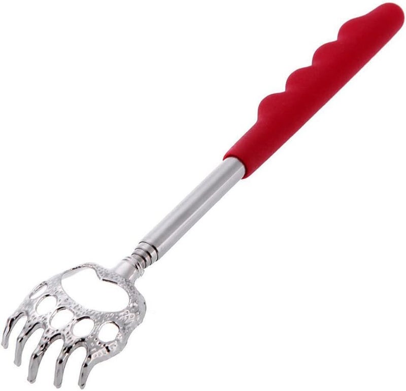 كلاراكو جهاز تدليك تلسكوبي من PULABO على شكل مخلب دب وخدش للظهر من الفولاذ المقاوم للصدأ وخدش معدني للظهر وجهاز تدليك تلسكوبي قطعة واحدة مريح - Image 1