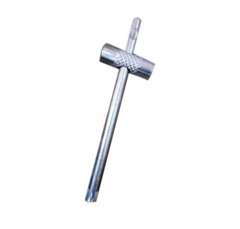 Essential Oxygen Gas Cylinder Keys Single Ended 8x10mm Wrench Spanner Chrome Plated  - Image 2