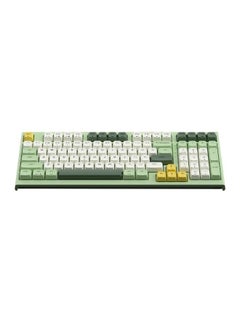 MK30 Three-mode Wireless Hot-swappable Mechanical Keyboard Game Office Keyboard 98 With PBT Sublimation Keycap Full-Key Exchangeable Shaft Twilight Wilderness Kaihua Box Tea Shaft v2