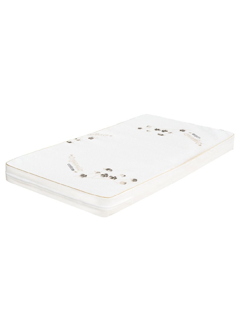 MOON organic Toddler Crib & bed mattress - Size 140x70x10 cm,Organic Bed Bumper - Image 2