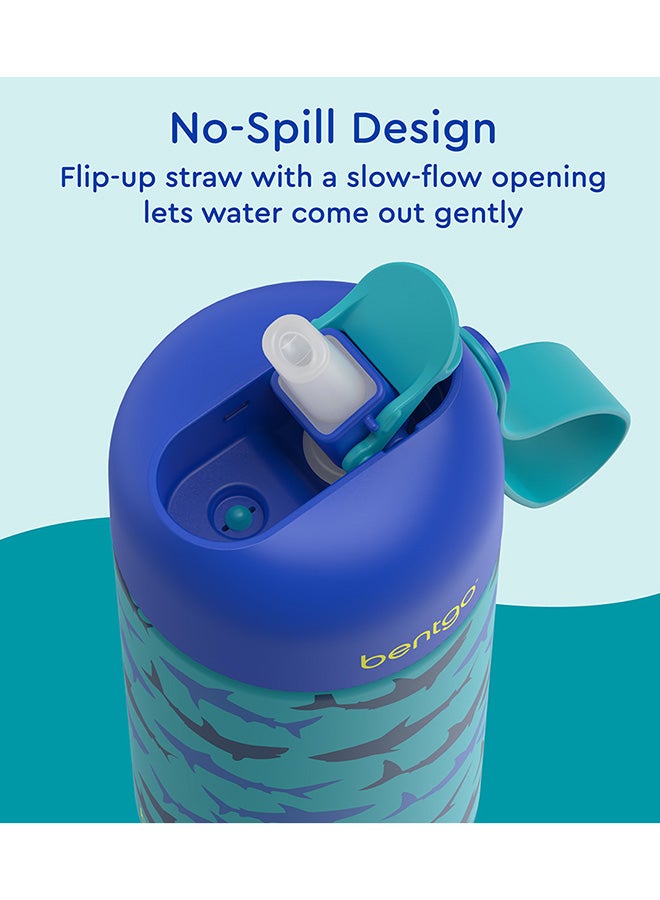 Bentgo Stainless Steel Insulated Watter Bottle 413 ml -  Shark - Image 4