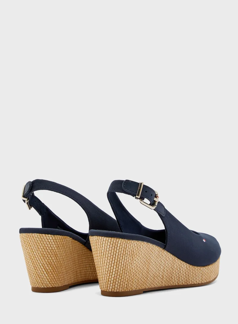 TOMMY HILFIGER Iconic Elba Sling Back Wedge Pump
