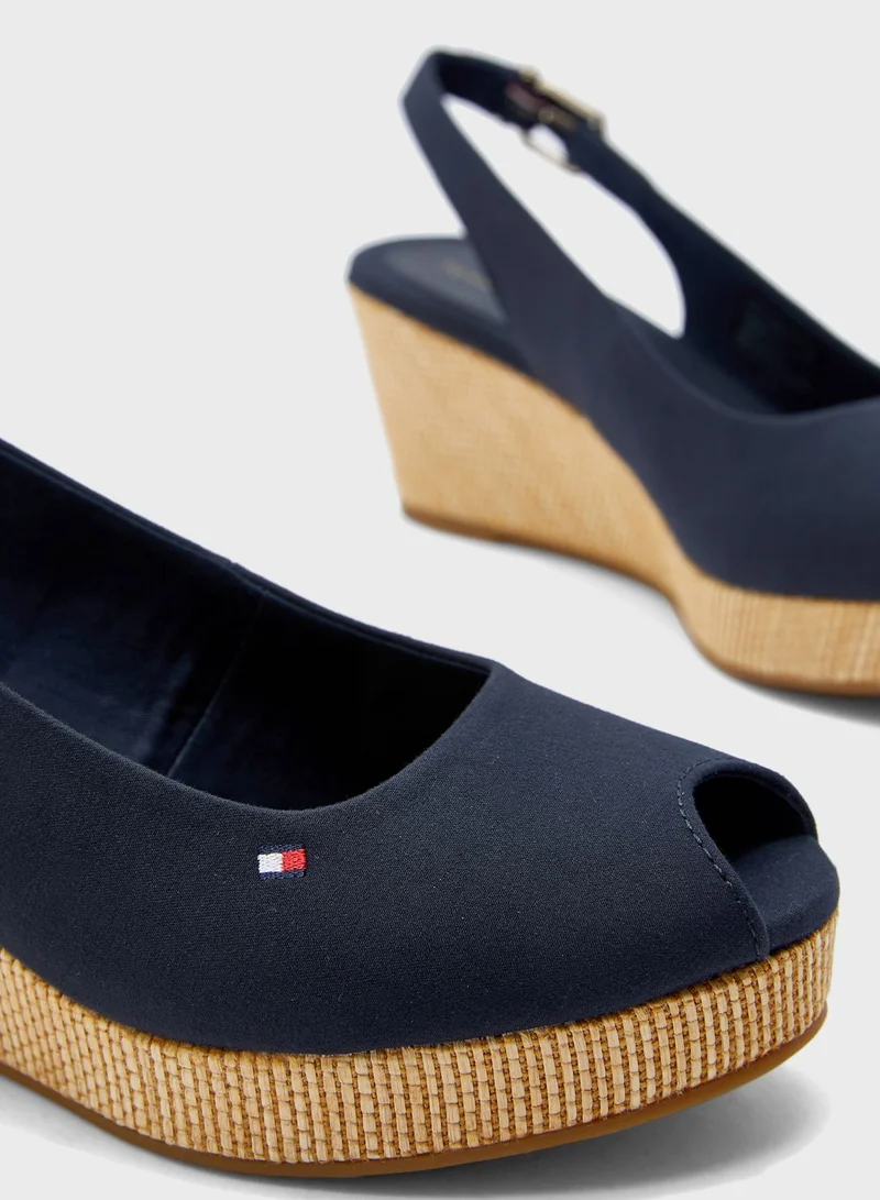 TOMMY HILFIGER Iconic Elba Sling Back Wedge Pump