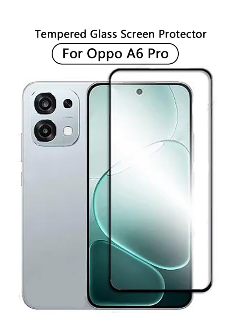 1 pcs For OPPO A6 Pro screen protector, HD hardness scratch-proof bubble-free and easy to install tempered glass screen protector - Image 1