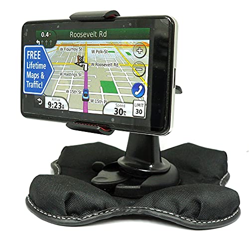 ChargerCity Nonslip Beanbag Friction Mount for Nuvi Drive DriveSmart 4" and 5" Screen Size GPS - Image 1