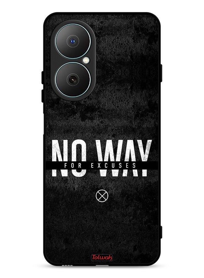 Tolwak Huawei Nova Y73 Protective Case Cover No Way For Excuses