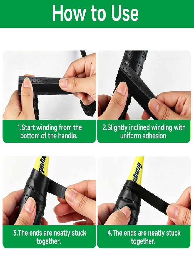 KAKUPPA 3 Pack Pickleball Grip Tape, Pickleball Paddle Overgrip, Anti Slip Replacement Wrap for Tennis Badminton, Easy Installation and Long-Lasting Performance - Image 5