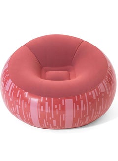 Bestway Inflatable Air Chair, Stand Up Pillow, for Indoor and Outdoor Use, Suitable for Children and Adults 112X112X66 CM (75052) (RED)  - Image 1