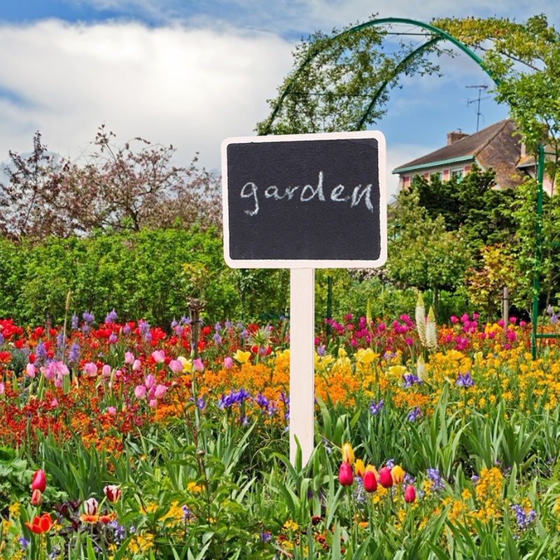 10Pcs Plant Sign Tag Plants Flower Price Tag Mini Message Blackboard Garden Decoration - Image 5