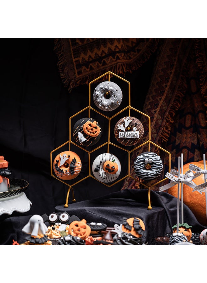 Loquat Simulation Cake  Donut Model Funny Toy Gift Window Scene Decorative Decoration Shooting Props-Color:Simulation Donuts-Pumpkin Ghost - Image 3