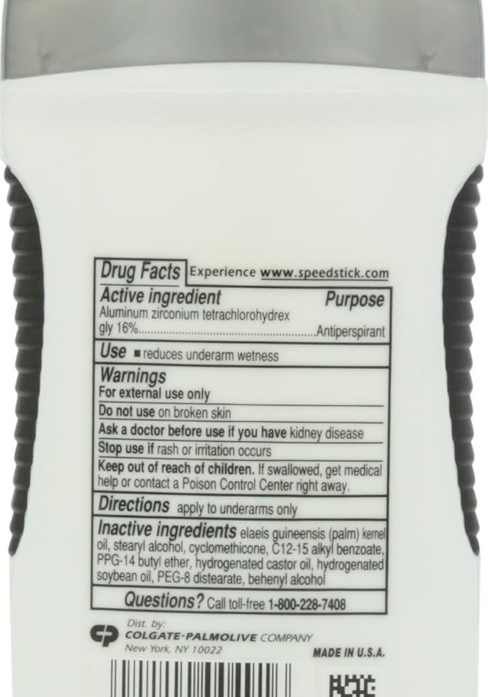 Speed Stick Power Solid Antiperspirant Deodorant Unscented 3 oz - Pack of 2 - Image 2