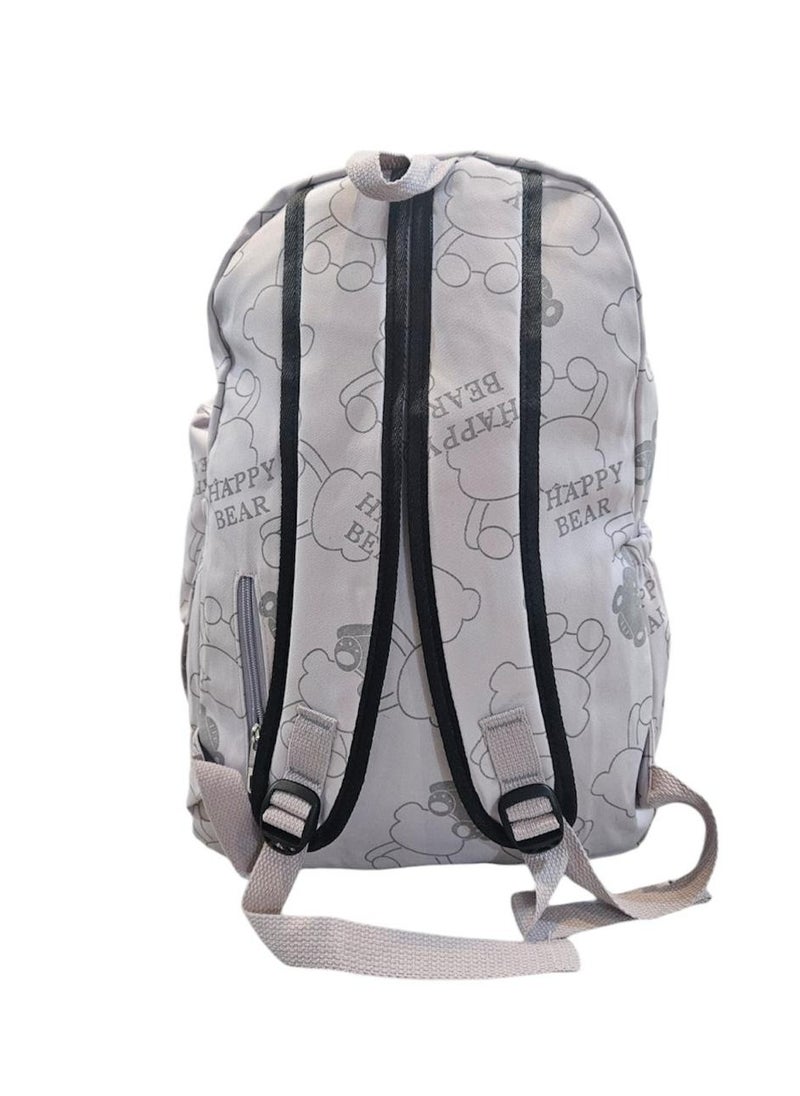 shion Large Size Lightweight Backpack Elegant Colors Multi-purpose 3 Front Slots Small Back Slot for Mobile