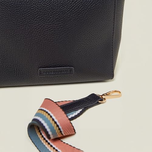 Accessorize London Women's Black Faith Bucket Bag - Image 5