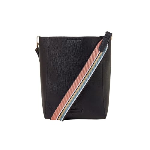 Accessorize London Women's Black Faith Bucket Bag - Image 1