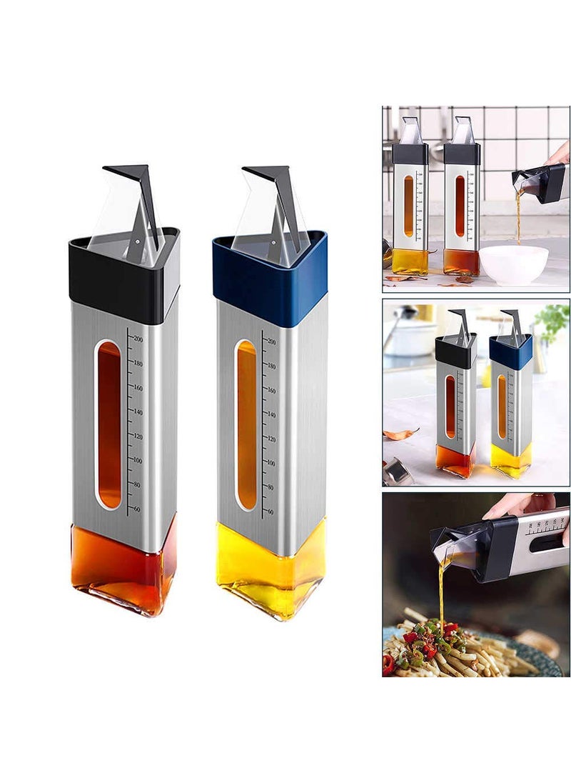 Kmart KHODIYAR Latest Oil Dispenser Stainless Steel Oil Pot Soy Sauce Bottle Seasoning Bottle 200 ML Pack of 1  - Image 1
