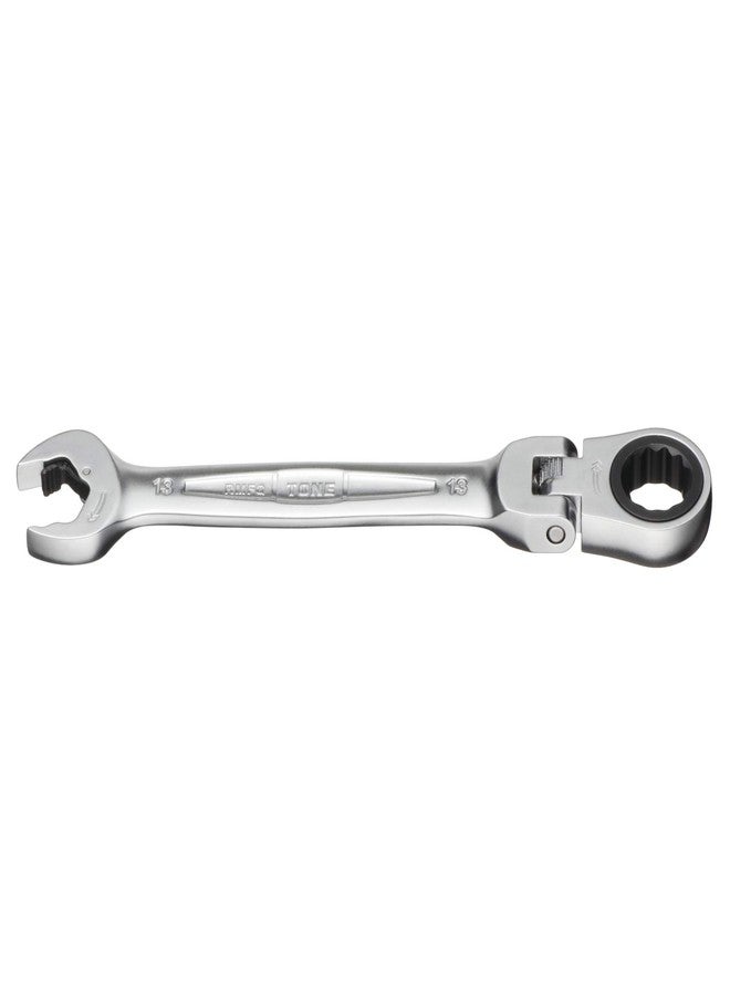 TONE Ratchet Ring Wrench Ratcheting Spanner Head Flex Head Set RMFQ-13 13mm - Image 1
