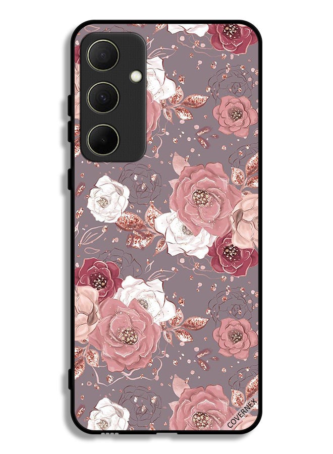 Covernex Samsung Galaxy A35 5G Protective Case Cover Floral Wallpaper - Image 1