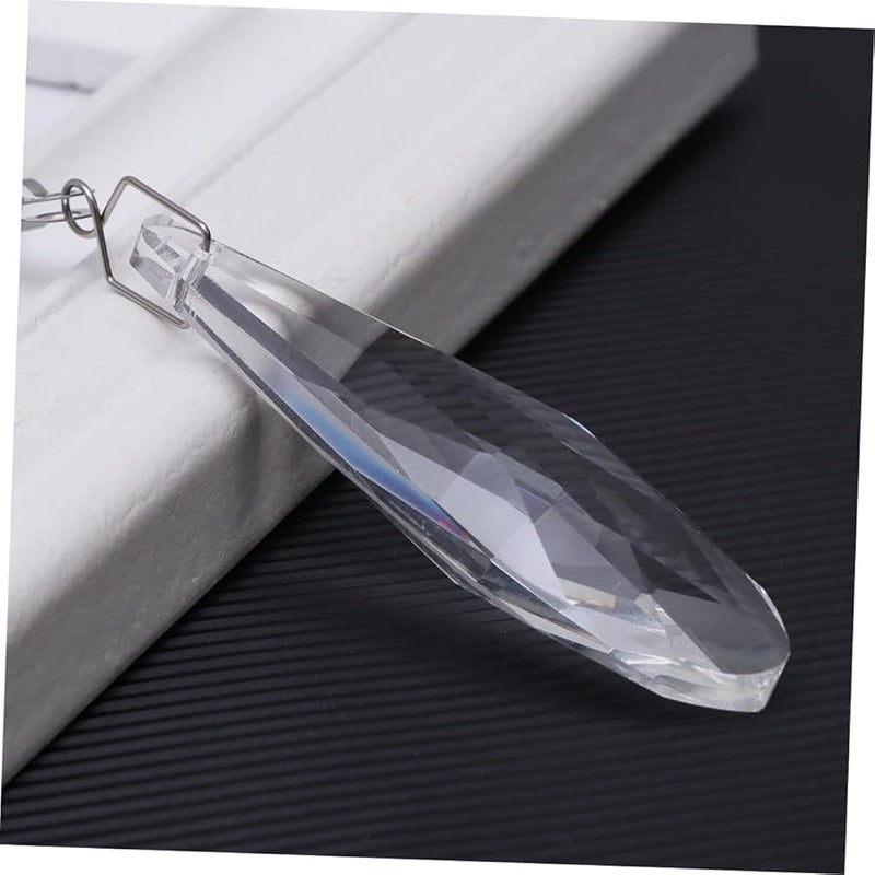 DOITOOL 2 قطعة من سلسلة سحب مروحة خرز شفافة سهلة التركيب لتركيبات الإضاءة السقفية - Image 5