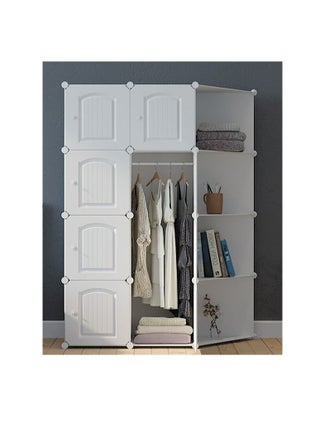 Portable Closet Wardrobe - Cube Storage Organizer  Plastic Clothing Cabinet  Bedroom Armoires for Toys Shoes  Clothes - pzsku/Z0460FCEF5D0757E225BFZ/45/_/1689838383/e82efcfe-f61a-44b7-a21b-2174058c1b87
