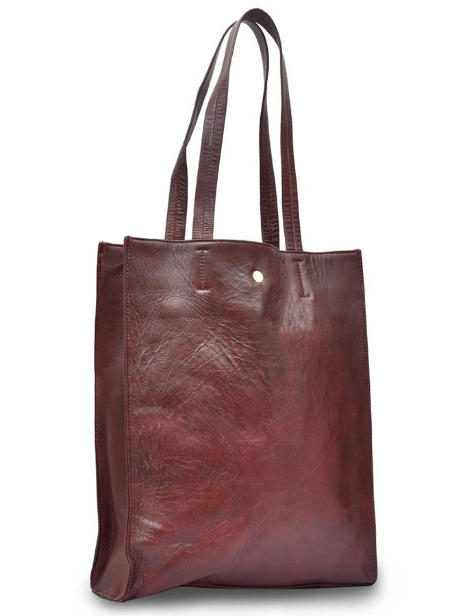 ASM TOTE BAG : LONG WINE SOFTY LEATHER TOTE BAG - Image 2