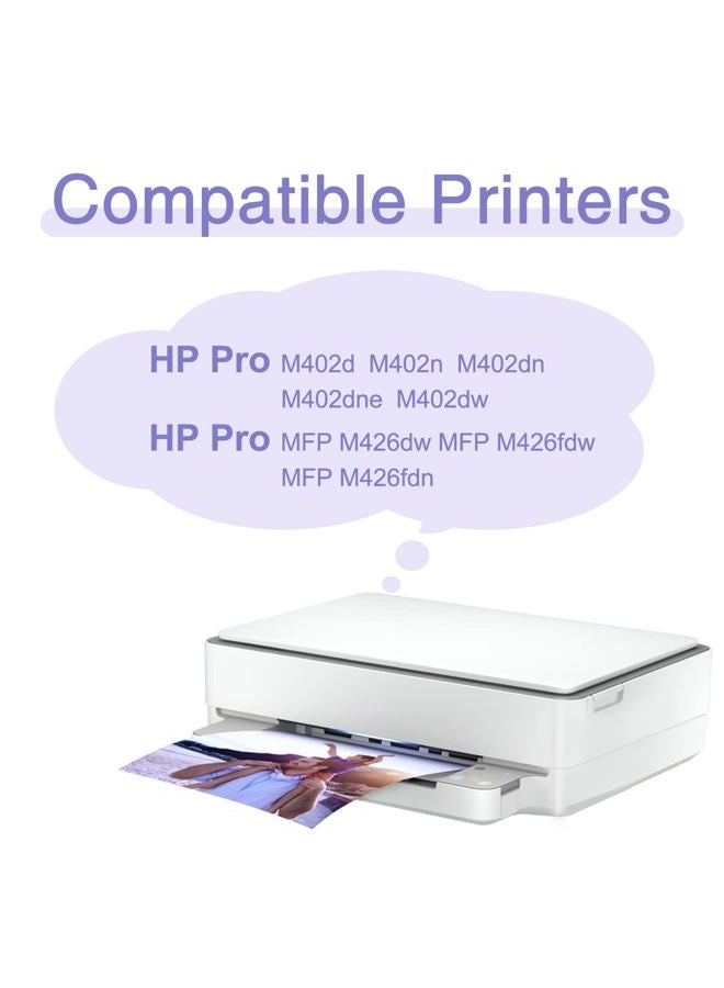 RETCH Compatible Black Toner Cartridges Replacement for HP 26A CF226A 26X CF226X Work with Pro M402dne M402dn M402n M402dw MFP M426fdw M426fdn M426dw (2 Pack) - Image 2