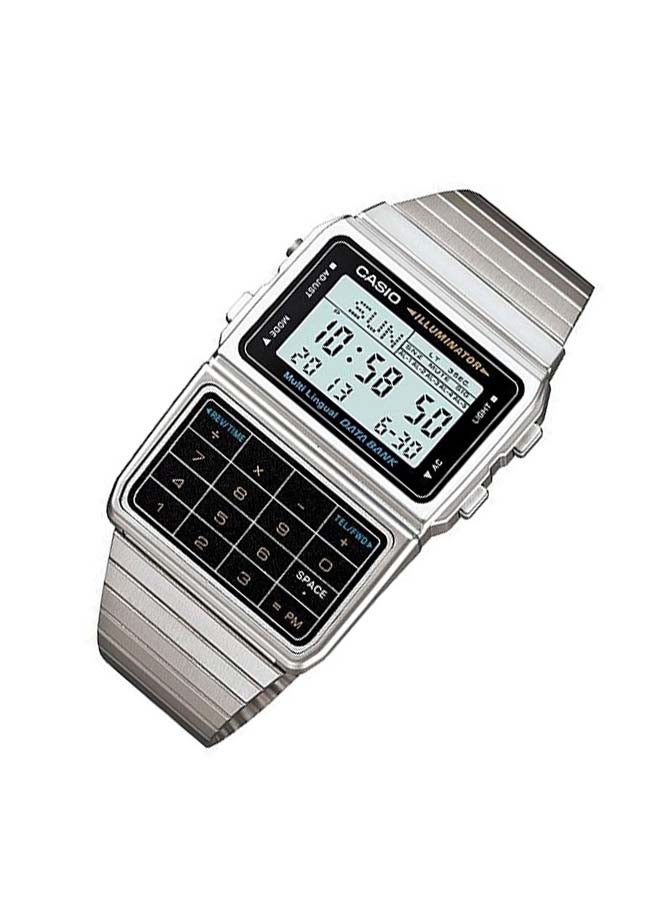 CASIO Men Telemeno Digital Watch DBC611-1DF - 36 mm - Silver - Image 5