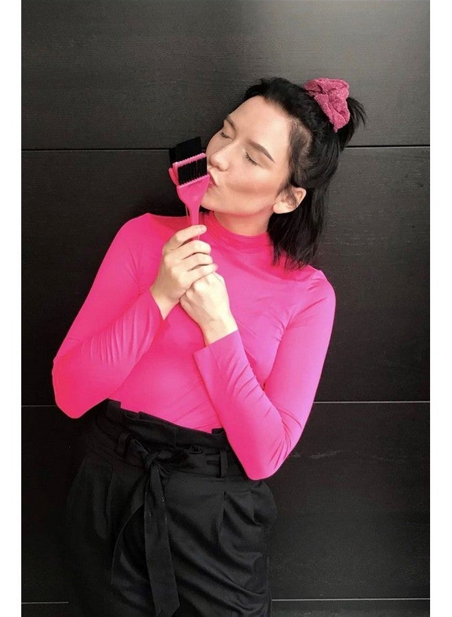 FRAMAR Pink Hair Color Brush - Hair Coloring Brush for Hair Dye, Hair Dye Brush to Apply Hair Color, Color Brushes for Hair Salon, Brush for Dyeing Hair, Colour Brush for Hair Coloring, Dye Tools - Image 5