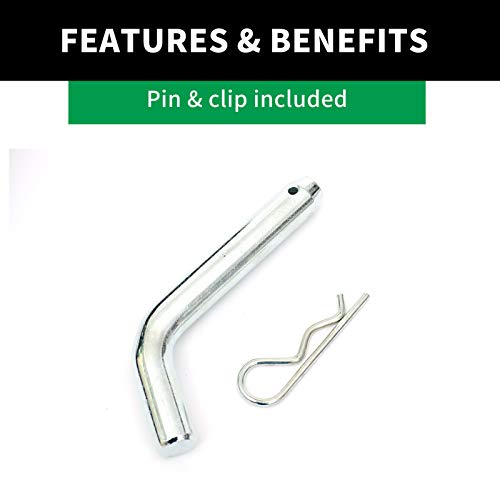 HICKS 45041 Trailer Hitch Mount with 2-5/16-Inch Ball & Pin, Fits 2-Inch Receiver,7,500 lbs,2-in Drop - Image 5