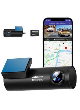 داش كام M300S 4K أمامية وخلفية بتحكم الصوت مع ذاكرة 64 جيجا مجانية - pzsku/Z04616E762930871987E5Z/45/_/1691500739/1270486a-bea6-4202-83ca-b2dfa6c8f53a