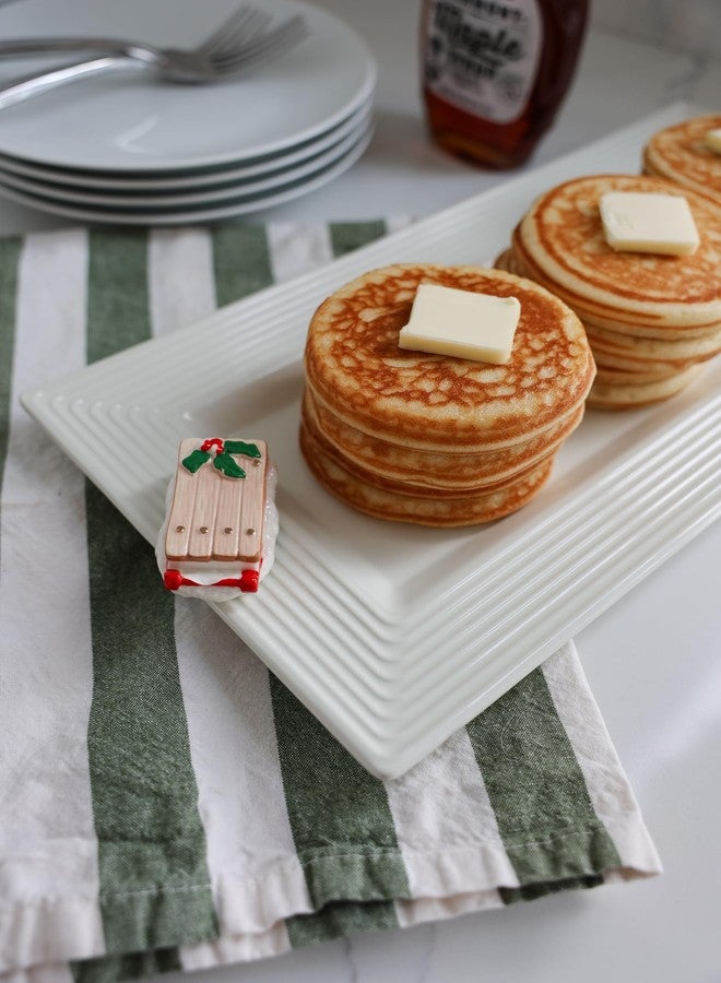 nf nora fleming Nora Fleming Ho Ho Whoa! (Vintage Sled) A444 - Hand-Painted Ceramic Holiday Decor - Winter Minis for The Home and Office - Image 3