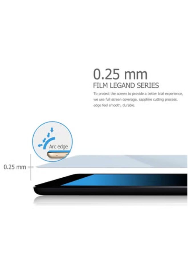 واقي شاشة لجهاز هواوي ميديا باد تي 5/10 (10.1بوصة, MediaPad T5 10)، طبقة من الزجاج المقوى- شفاف - Image 3