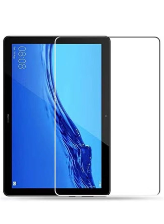 واقي شاشة لجهاز هواوي ميديا باد تي 5/10 (10.1بوصة, MediaPad T5 10)، طبقة من الزجاج المقوى- شفاف - Image 2