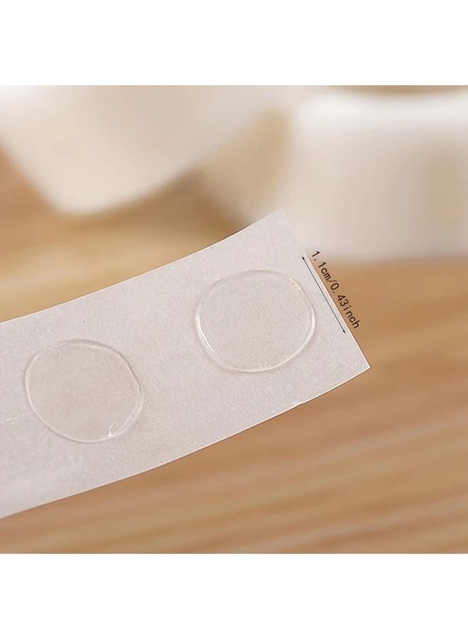 White Double Sided Adhesive Dots Roll 100pcs For Candle Wicks Balloons DIY Crafts - Image 4