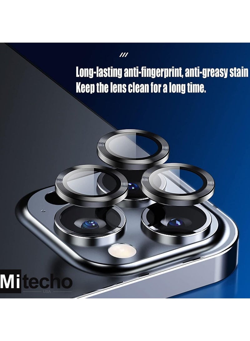 Mi Techo Clear Magnet Case TPU and Tempered Glass Screen Protector and Camera Lens Combo For iPhone 15 Pro Max - Image 4