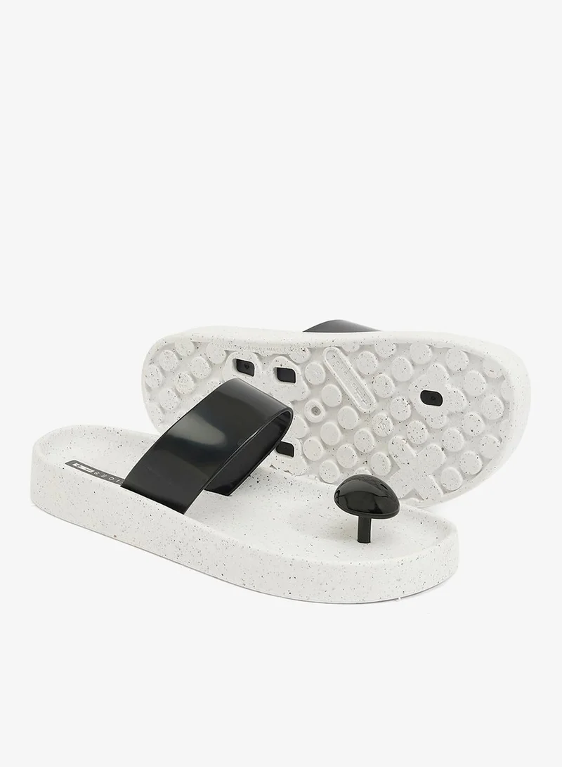 Voices White Pet-Black-Black Smooth Stone Women'S Anti Slip Sole  Colored Strap Sandals - White/Black for Women | Best Price UAE