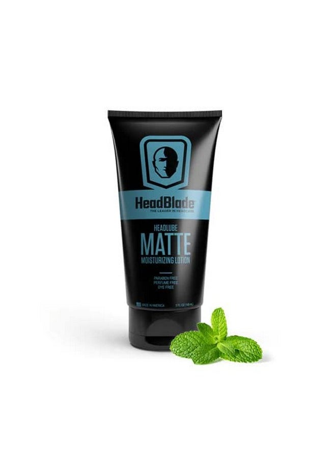 HeadBlade - Headlube Matte Moisturizer Lotion For Men (5 Oz) - Leaves Head Smooth And Grease-Free, Free Head Shaving Experience - Stay Refreshed And Hydrated With This Specially Designed Head Moisturize - Image 1