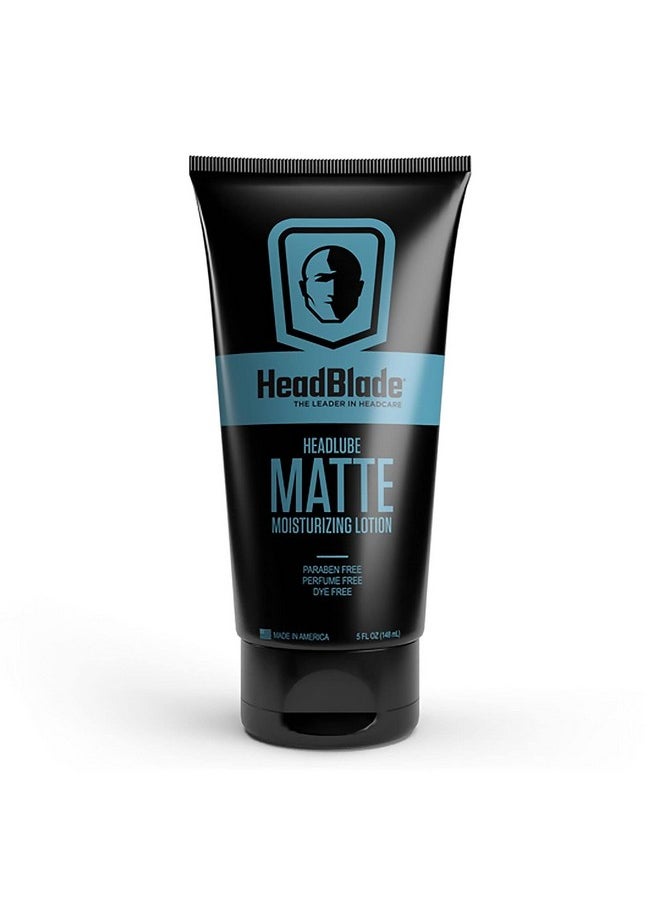 HeadBlade - Headlube Matte Moisturizer Lotion For Men (5 Oz) - Leaves Head Smooth And Grease-Free, Free Head Shaving Experience - Stay Refreshed And Hydrated With This Specially Designed Head Moisturize - Image 1