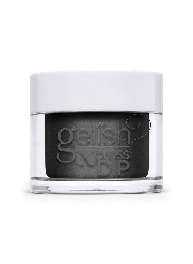Gelish Xpress Dip Black Shadow Color Dip Powder Black Nail Dip Powder Black Nail Dip 1.5 Ounce  - Image 1